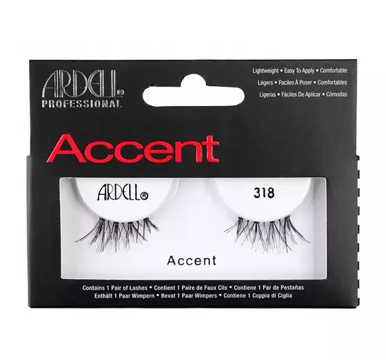 ARDELL ACCENT FALSCHE WIMPERN AUF STREIFEN 318