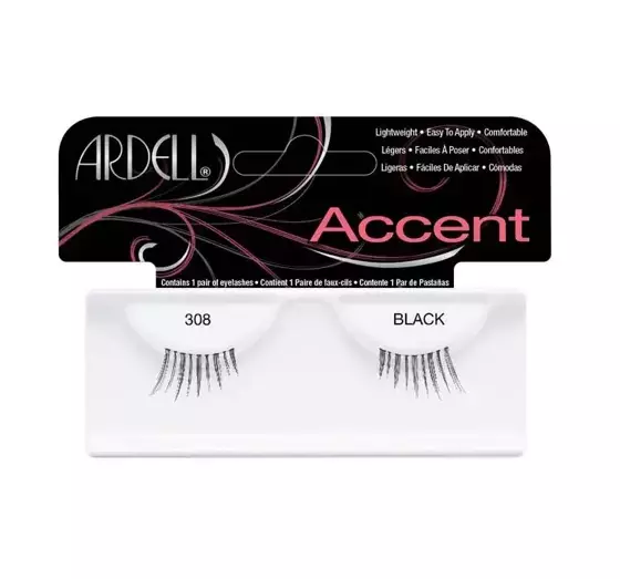 ARDELL ACCENT KÜNSTLICHE WIMPERN HALBWIMPERN 308