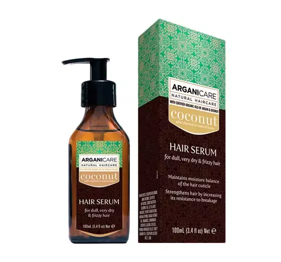 ARGANICARE COCONUT SERUM FÜR SEHR TROCKENES UND KRAUSES HAAR 100ML