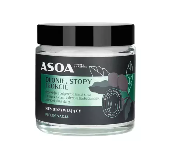 ASOA ERNÄHRUNGSMUS FÜR HÄNDE FÜSSE UND ELLBOGEN 120ML