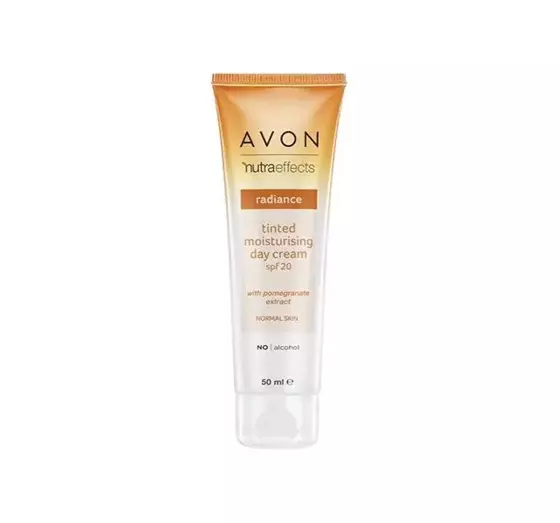 AVON NUTRA EFFECTS RADIANCE FEUCHTIGKEITSSPENDENDE GETÖNTE TAGESCREME SPF 20 50ML