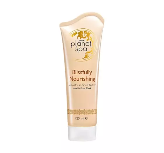 AVON PLANET SPA BLISSFULLY NOURISHING NÄHRENDE MASKE FÜR HÄNDE UND FÜSSE 125ML