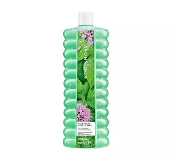 AVON SENSES BUBBLE BATH BADEZUSATZ WATER MINT 1000ML