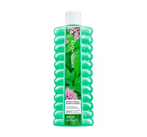 AVON SENSES BUBBLE BATH BADEZUSATZ WATER MINT 500ML