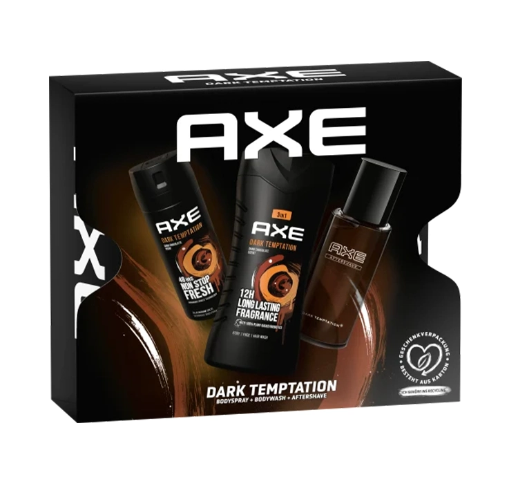 AXE DARK GESCHENKSET FÜR MÄNNER GEL + DEODORANT + ASL