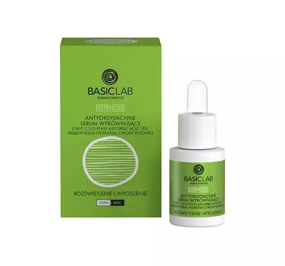 BASICLAB ESTETICUS ANTIOXIDATIVES SERUM MIT VITAMIN C 15% FÜR TAG UND NACHT 15ML