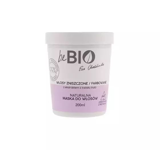 BEBIO NATÜRLICHE MASKE FÜR BESCHÄDIGTES UND GEFÄRBTES HAAR 200ML