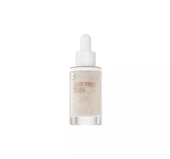 BELL HYPOALLERGENIC JUST FREE SKIN LIGHT LIQUID CONCEALER LEICHTER AUGEN-CONCEALER 01 IVORY