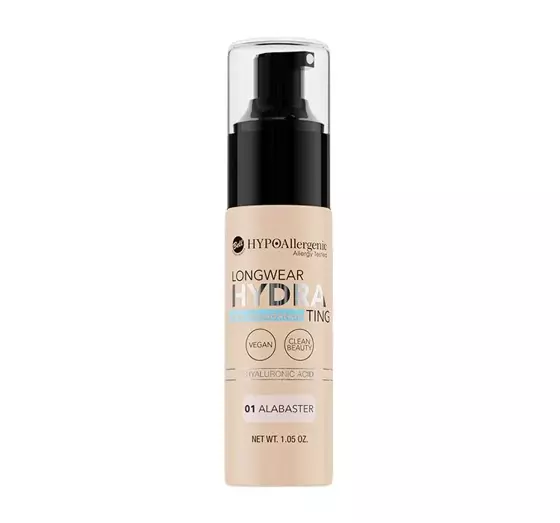 BELL HYPOALLERGENIC LONGWEAR HYDRATING BALM FOUNDATION GRUNDIERUNG MIT HYALURONSÄURE 01 30G