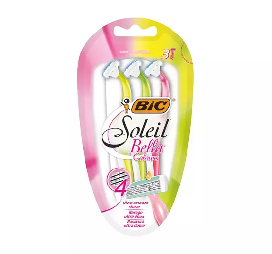 BIC SOLEIL BELLA COLOURS EINWEGRASIERER FÜR FRAUEN 3 STÜCK