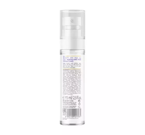 BIELENDA BEAUTY CEO MATT ME NOW NORMALISIERENDE CREME-TONER 75ML