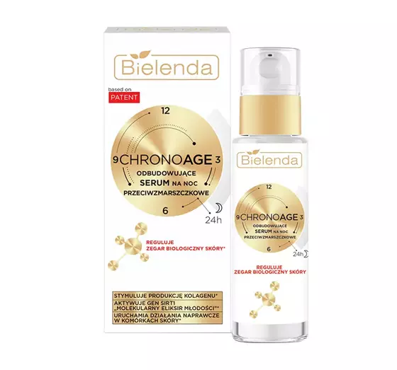 BIELENDA CHRONO AGE 24H AUFBAUENDES SERUM GEGEN FALTEN FÜR NACHT 30ML