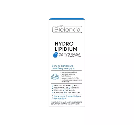 BIELENDA HYDRO LIPIDIUM FEUCHTIGKEITSSPENDEND-LINDERNDES SERUM 30ML