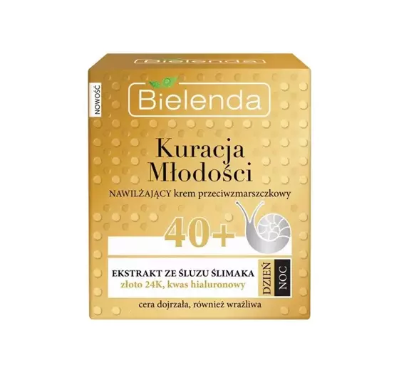 BIELENDA KURACJA MŁODOŚCI FEUCHTIGKEITSCREME GEGEN FALTEN 40+ 50ML