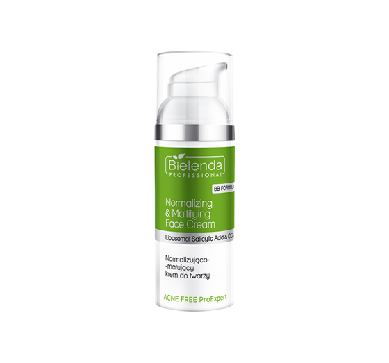 BIELENDA PROFESSIONAL ACNE FREE PRO EXPERT NORMALISIEREND-MATTIERENDE GESICHTSCREME 50ML