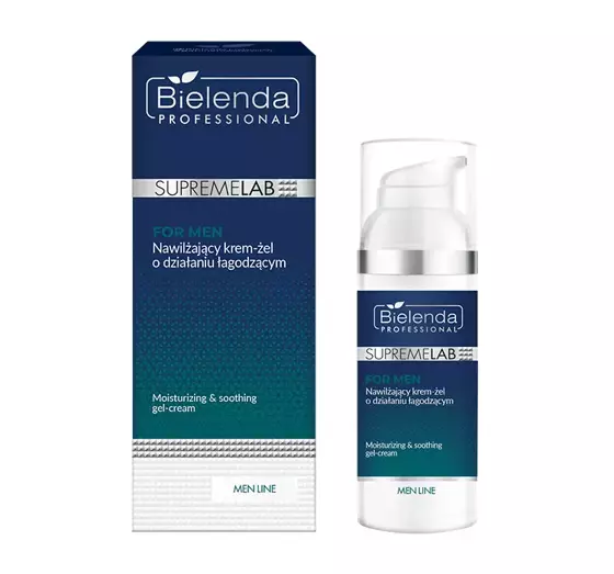 BIELENDA PROFESSIONAL SUPREMELAB MEN LINE FEUCHTIGKEITSCREME-GEL BERUHIGEND 50ML