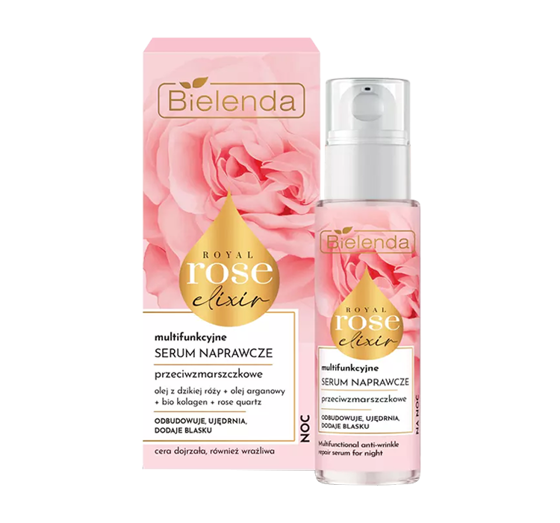 BIELENDA ROYAL ROSE ELIXIR MULTIFUNKTIONALES NACHTSERUM 30ML