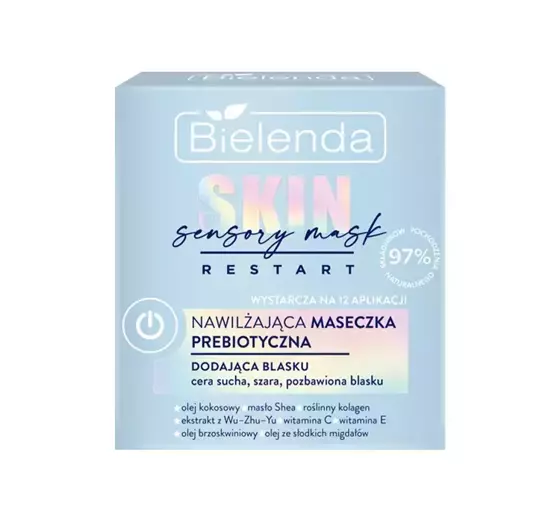 BIELENDA SKIN RESTART SENSORY MASK PRÄBIOTISCHE FEUCHTIGKEITSMASKE 50ML