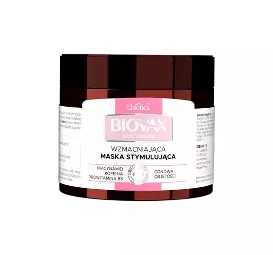 BIOVAX NIACYNAMID STÄRKENDE STIMULIERENDE HAARMASKE 250ML