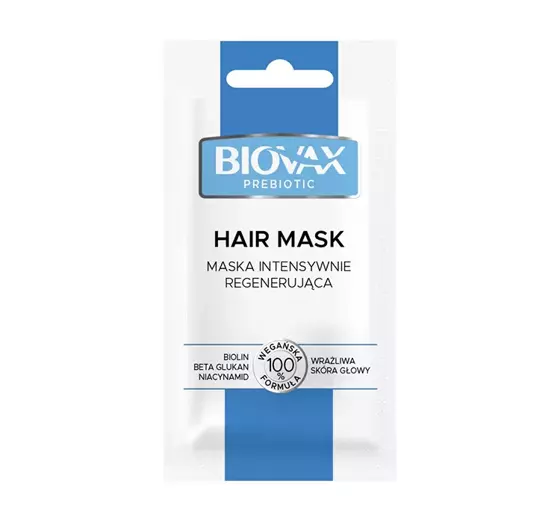 BIOVAX PREBIOTIC HAIR MASK PRÄBIOTISCHE REGENERIERUNGSMASKE 20ML