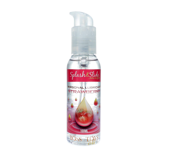 BOSS OF TOYS SPLASH & SLIDE INTIM- UND MASSAGEGEL 2in1 ERDBEERE 100ML