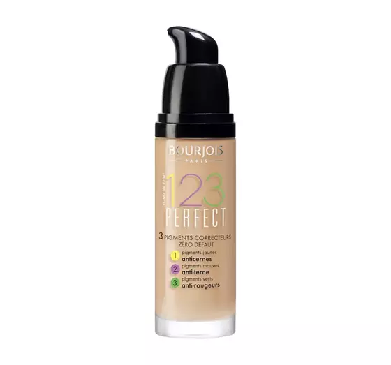 BOURJOIS 123 PERFECT FOUNDATION GRUNDIERUNG 53 LIGHT BEIGE