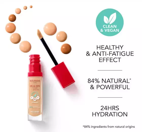 BOURJOIS HEALTHY MIX CLEAN CONCEALER FÜR GESICHT UND UNTER AUGEN 51 LIGHT VANILLA 6ML