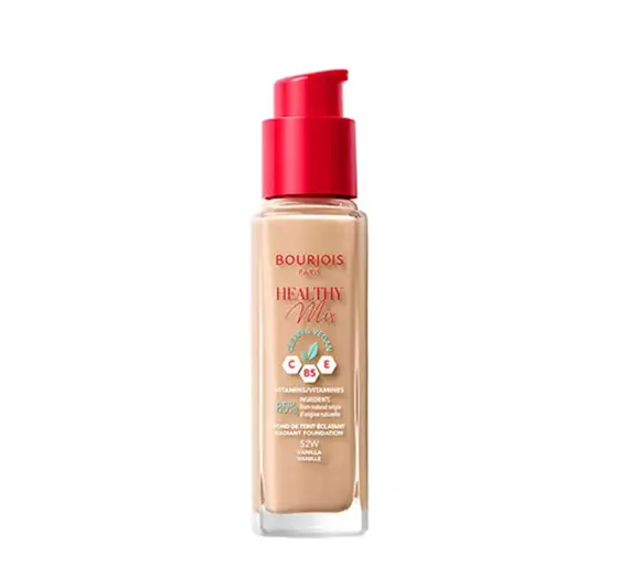 BOURJOIS HEALTHY MIX CLEAN FOUNDATION 52W VANILLA 30ML