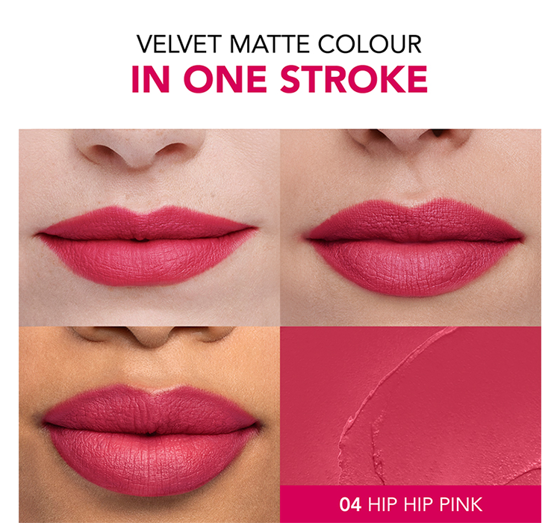 BOURJOIS ROUGE VELVET LIPSTICK MATTER LIPPENSTIFT 04