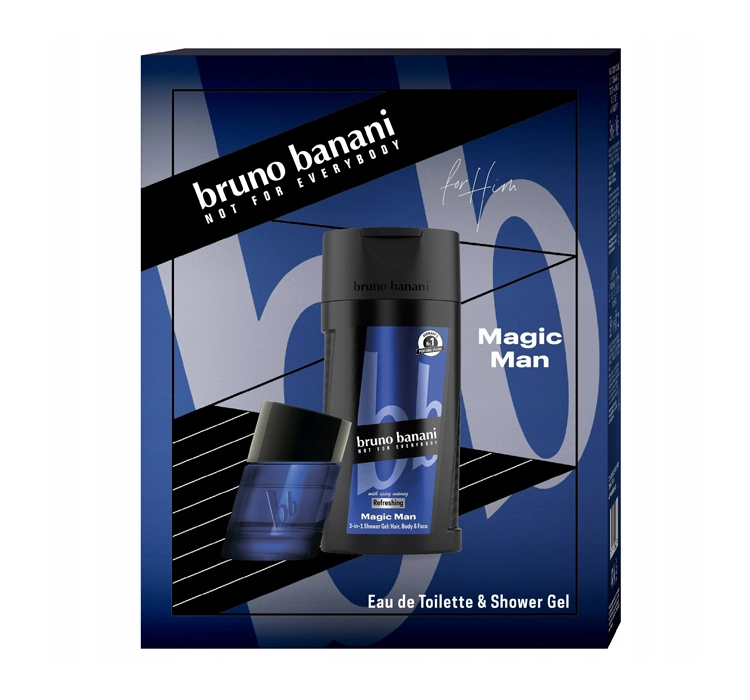 BRUNO BANANI MAGIC MAN EDT SPRAY 30ML + SG 250ML