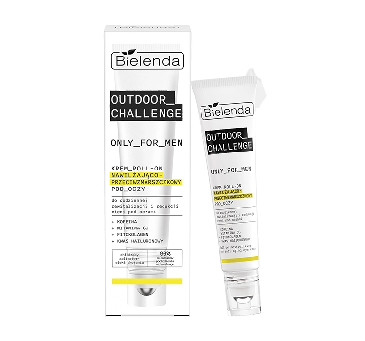 Bielenda Only For Men Outdoor Challenge Feuchtigkeitsspendende Anti-Falten Augencreme Roll-on 15ml