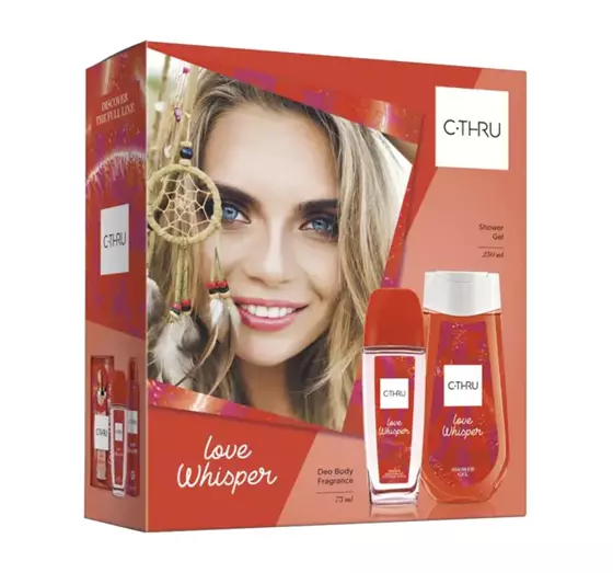 C-THRU LOVE WHISPER DUFTSPRAY MIT ZERSTÄUBER 75ML + DUSCHGEL 150ML SET