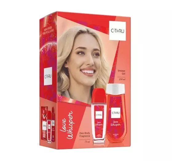 C-THRU LOVE WHISPER DUFTSPRAY MIT ZERSTÄUBER 75ML + DUSCHGEL 150ML SET