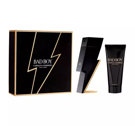 CAROLINA HERRERA BAD BOY EDT SPRAY 100ML + SG 100ML SET