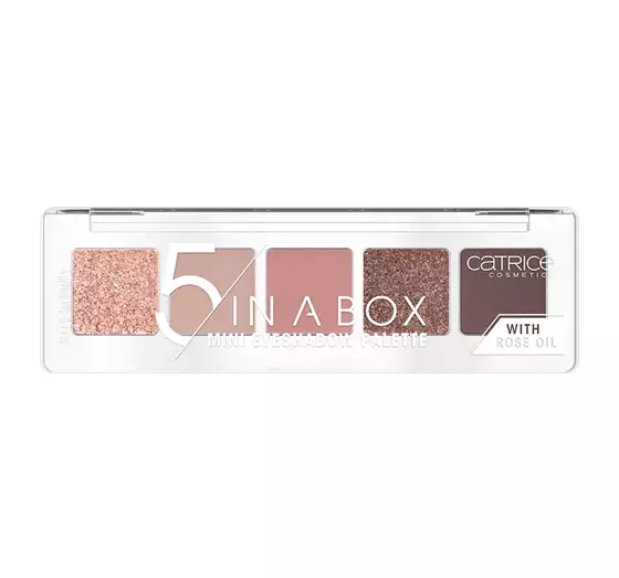 CATRICE 5 IN A BOX MINI LIDSCHATTENPALETTE 020 SOFT ROSE LOOK 4G