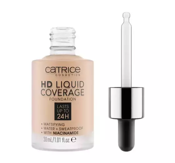 CATRICE HD LIQUID COVERAGE FOUNDATION 030 SAND BEIGE 30 ML