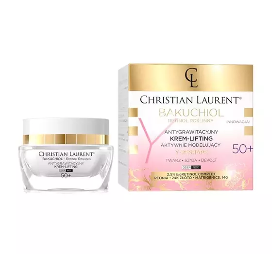 CHRISTIAN LAURENT BAKUCHIOL ANTI-SCHWERKRAFT-LIFTING-CREME MIT AKTIVER MODELLIERUNG 50+ 50ML