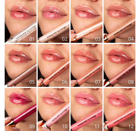 CLARESA GLOSS IS MY BOSS FEUCHTIGKEITSSPENDENDES LIPGLOSS 12 QUEEN BEE 5G