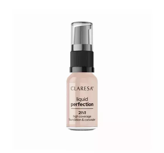 CLARESA LIQUID PERFECTION FOUNDATION 2IN1 103 COOL MEDIUM 18G