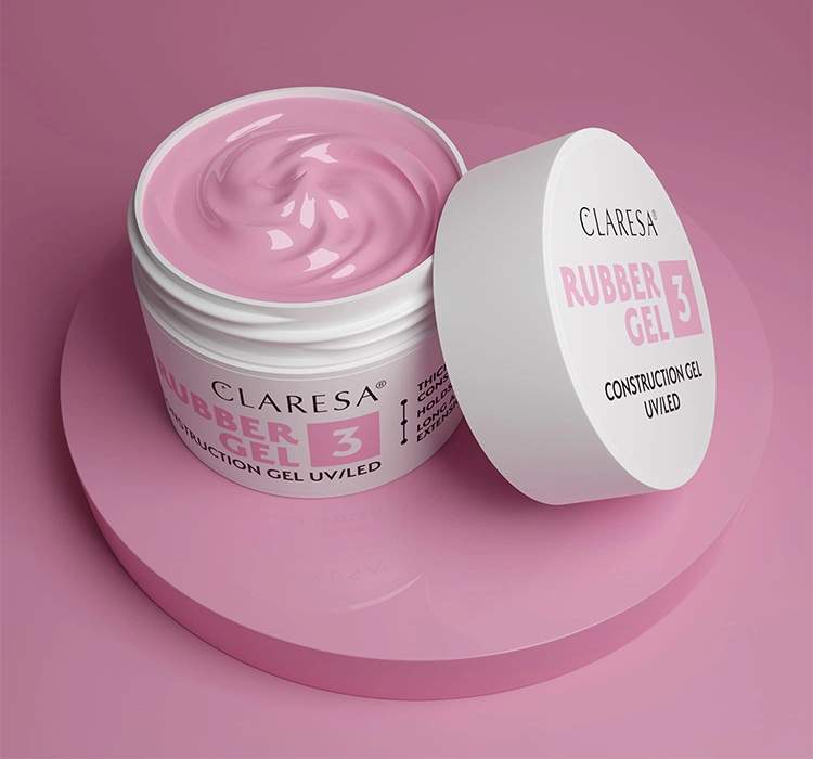 CLARESA RUBBER GEL AUFBAUGEL UV/LED 3 12G