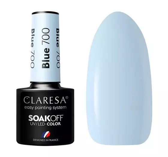 CLARESA SOAK OFF HYBRIDLACK BLUE 700 5ML