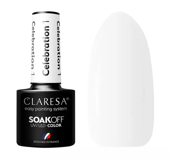 CLARESA SOAK OFF HYBRIDLACK CELEBRATION 1 5ML