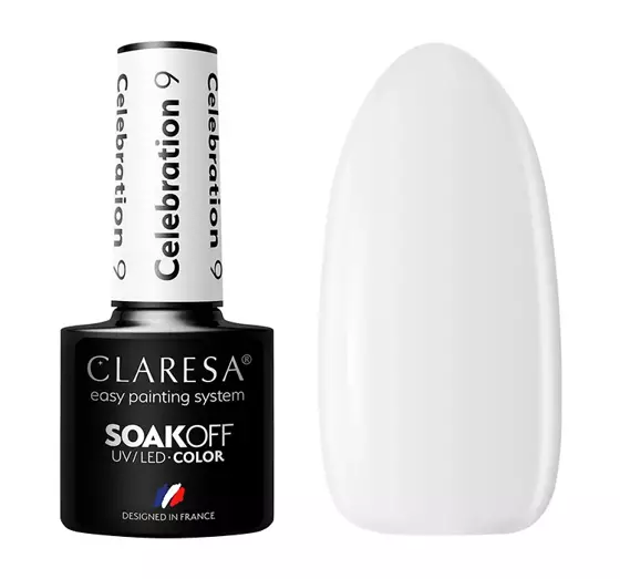 CLARESA SOAK OFF HYBRIDLACK CELEBRATION 9 5ML