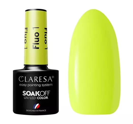 CLARESA SOAK OFF HYBRIDLACK FLUO 1 5ML