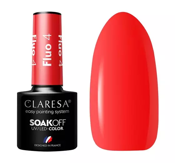 CLARESA SOAK OFF HYBRIDLACK FLUO 4 5ML