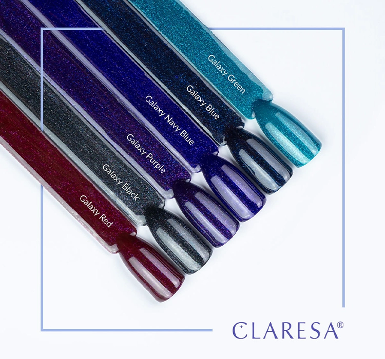 CLARESA SOAK OFF HYBRIDLACK GALAXY BLUE 5ML