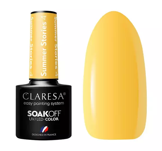 CLARESA SOAK OFF HYBRIDLACK SUMMER STORIES 4 5ML