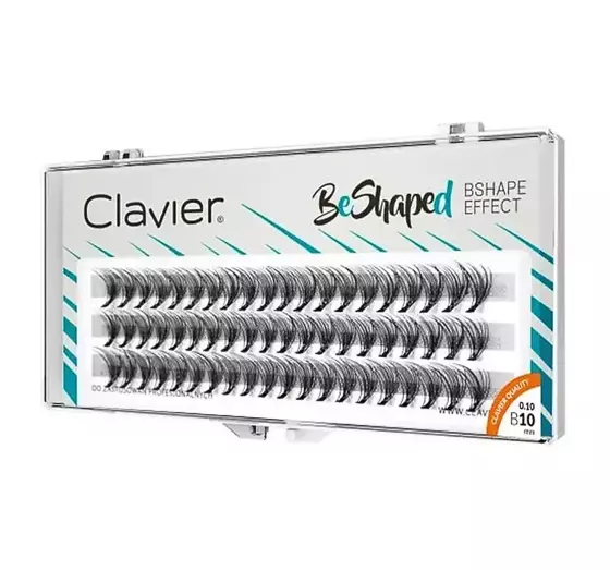 CLAVIER BESHAPED KÜNSTLICHE WIMPERNBÜSCHEL 10MM B-CURL