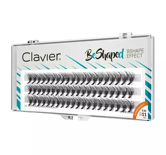 CLAVIER BESHAPED KÜNSTLICHE WIMPERNBÜSCHEL 11MM B-CURL