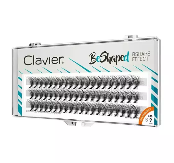 CLAVIER BESHAPED KÜNSTLICHE WIMPERNBÜSCHEL 9MM B-CURL